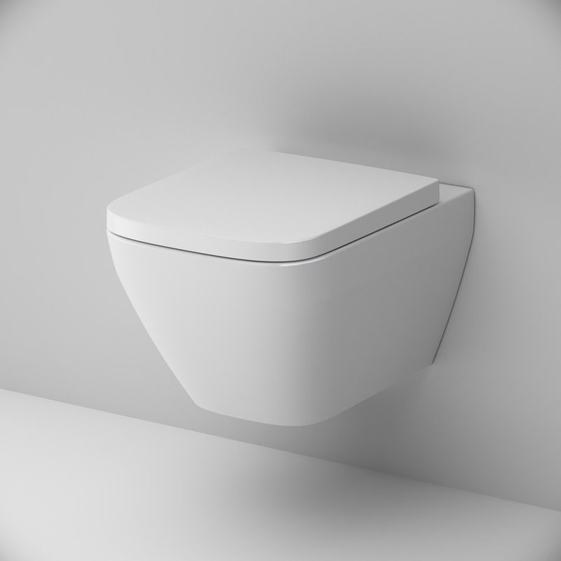 Унитаз подвесной AM.PM Spirit V2.0 FlashClean с микролифтом, белый