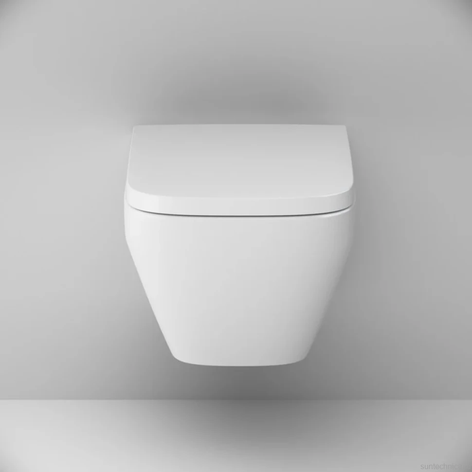 Унитаз подвесной AM.PM Spirit V2.0 FlashClean с микролифтом, белый