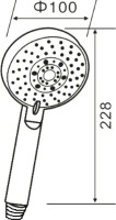 Душевая лейка Agger Splash Splash A02