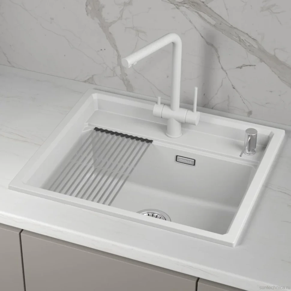 Мойка кухонная Granula Kitchen Space 6003i арктик