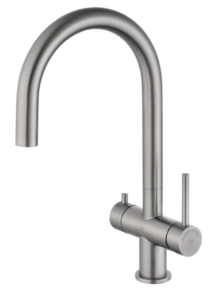 Смеситель для кухни Wonzon & Woghand WW-3211-BS брашированный никель