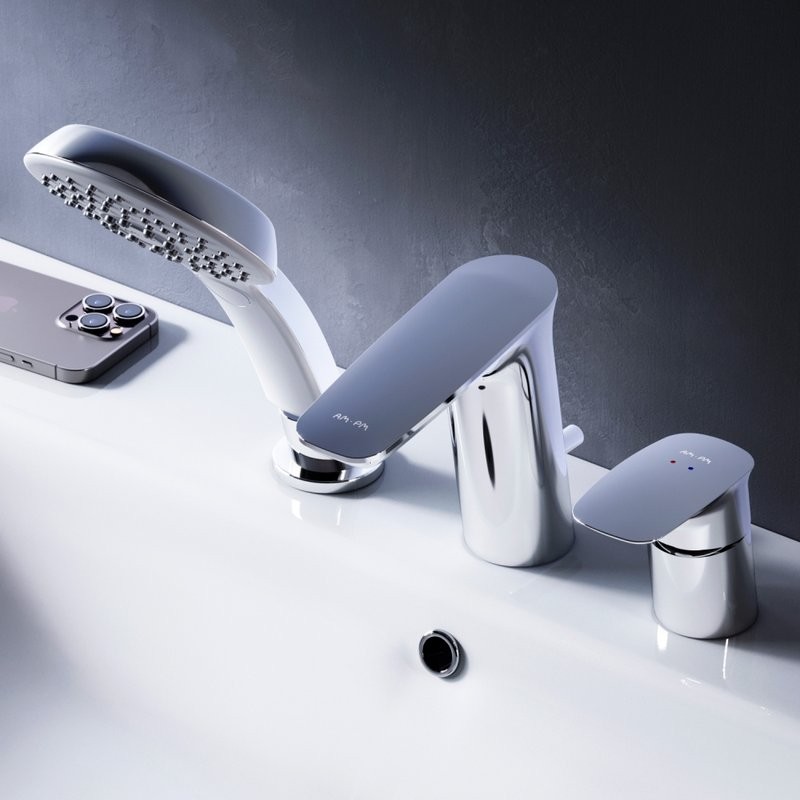 Смеситель на борт ванны AM.PM Inspire V2.0 F50A01300