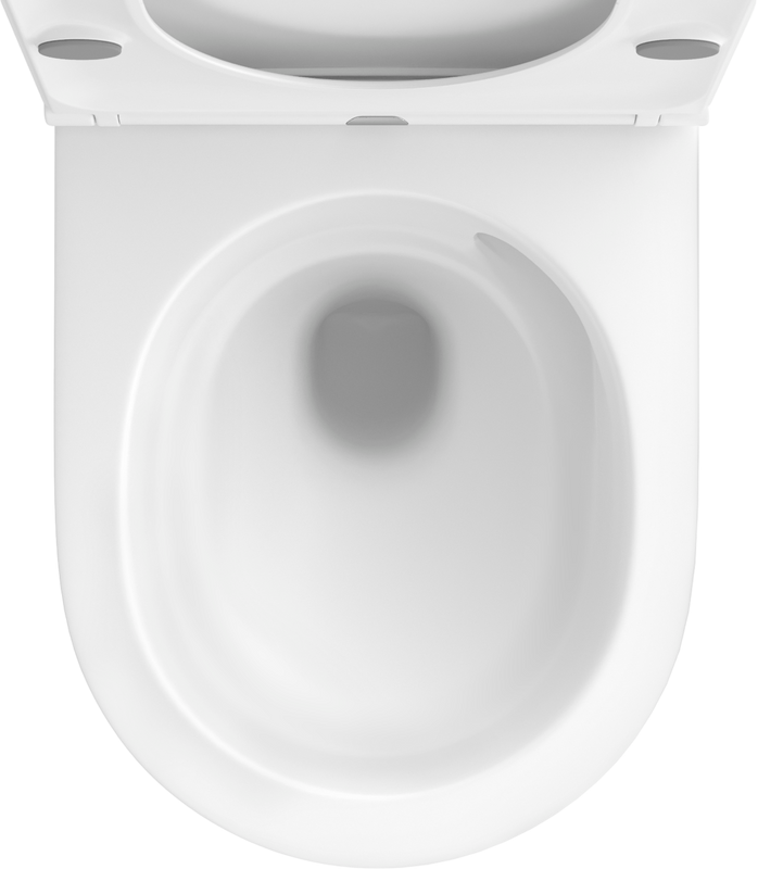 Унитаз подвесной Wellsee Eclatant 182615001 безободковый, с микролифтом, глянцевый белый