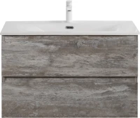 Тумба с раковиной Cezares Molveno 80 legno grigio