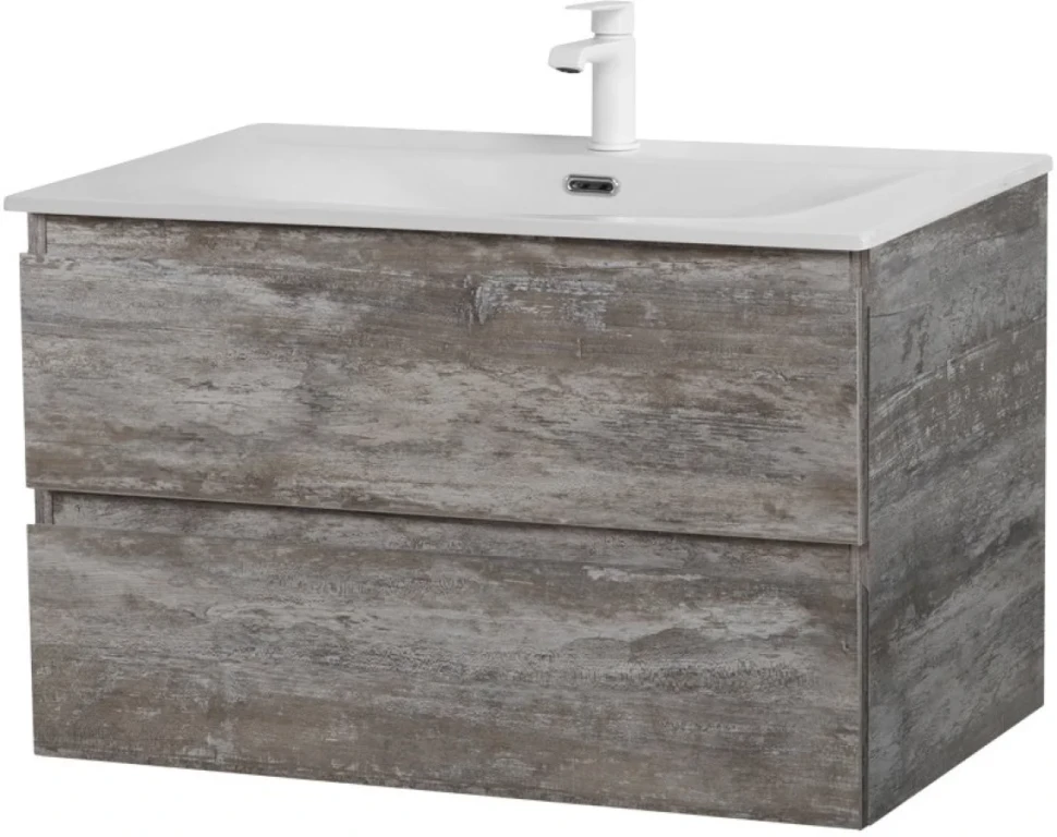 Тумба с раковиной Cezares Molveno 80 legno grigio