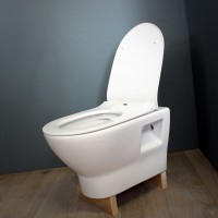 Унитаз подвесной Teymi Ritta T40809 с микрофлитом, безободковый, белый