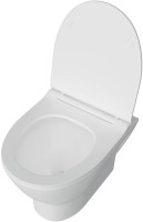 Унитаз подвесной Teymi Ritta T40809 с микрофлитом, безободковый, белый