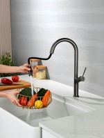 Смеситель для кухни AQUAme Cucina с выдвижным изливом AQM9905GM