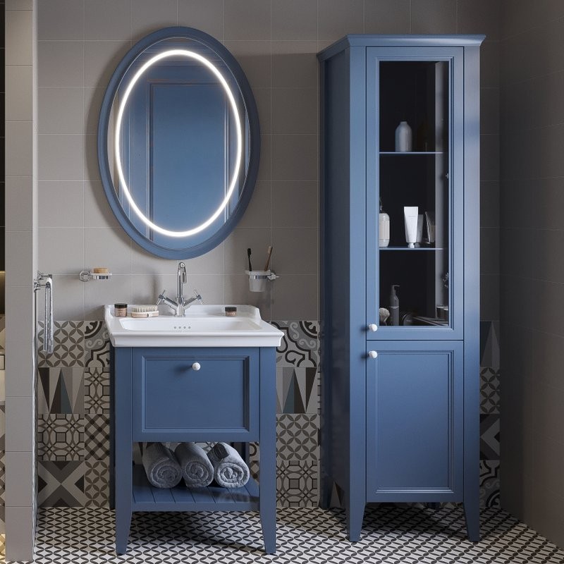 Мебель для ванной комнаты VitrA Valarte 65 стальной синий