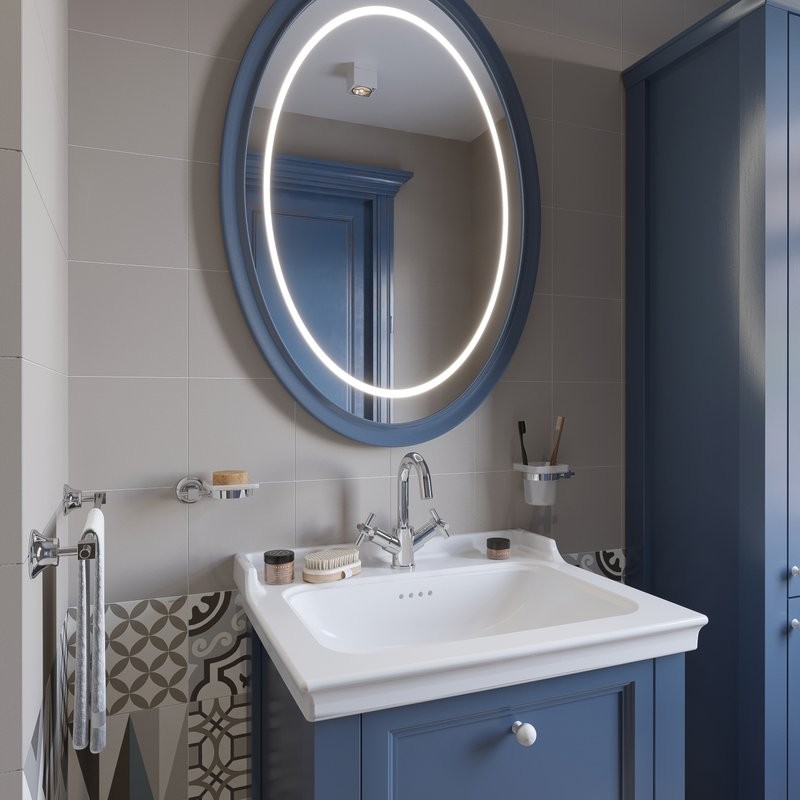 Мебель для ванной комнаты VitrA Valarte 65 стальной синий