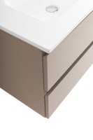 Мебель для ванной комнаты BelBagno Kraft 39 70 подвесная, матовая бежевая, раковина bb700/390etl