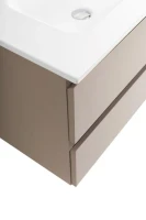 Мебель для ванной комнаты BelBagno Kraft 39 70 подвесная, матовая бежевая, раковина bb700/390etl