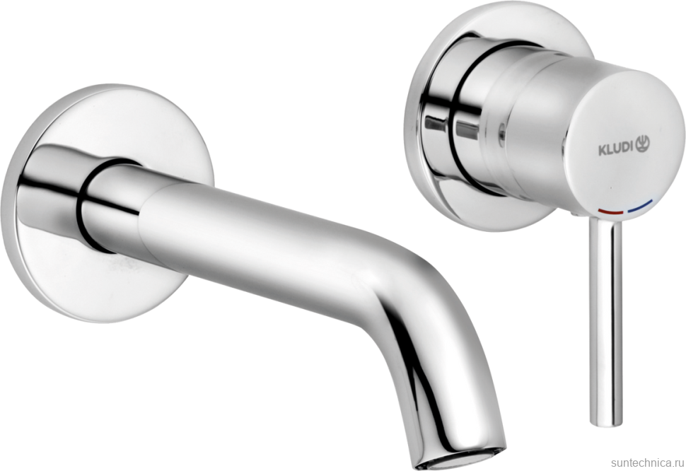Смеситель для раковины Kludi Bozz 382440576 С ВНУТРЕННЕЙ ЧАСТЬЮ хром