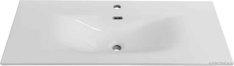 Мебель для ванной комнаты BelBagno Kraft 100 подвесная, матовая бежевая, раковина bb-8099-100