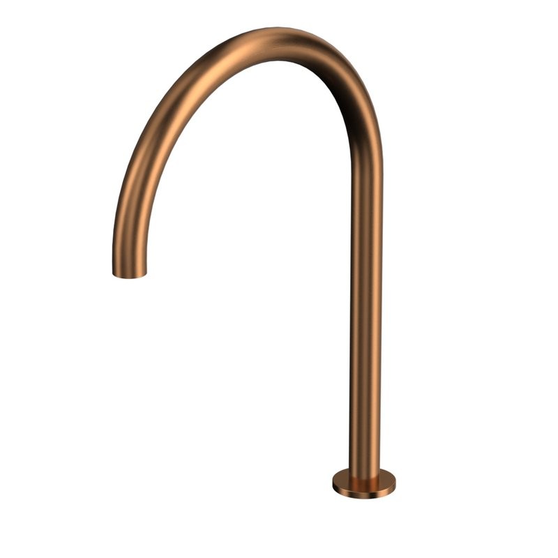 Смеситель для раковины WHITECROSS 2-Y1241CPB С ВНУТРЕННЕЙ ЧАСТЬЮ, с изливом Y1203CPB, брашированная медь