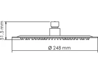 Верхний душ Wasserkraft Wern A121