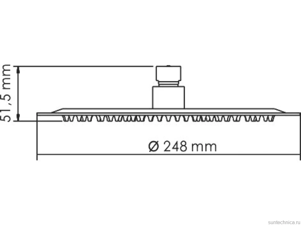 Верхний душ Wasserkraft Wern A121