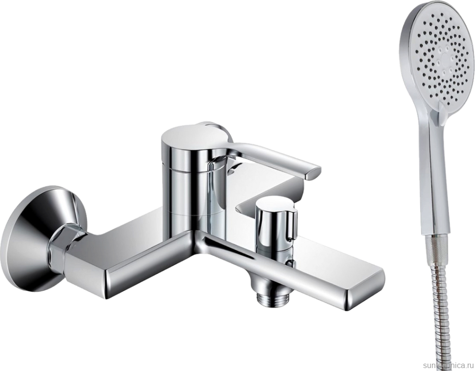Смеситель для ванны с душем BELZ B60612 хром