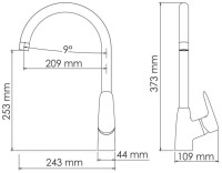 Смеситель для кухни Wasserkraft Vils 5607