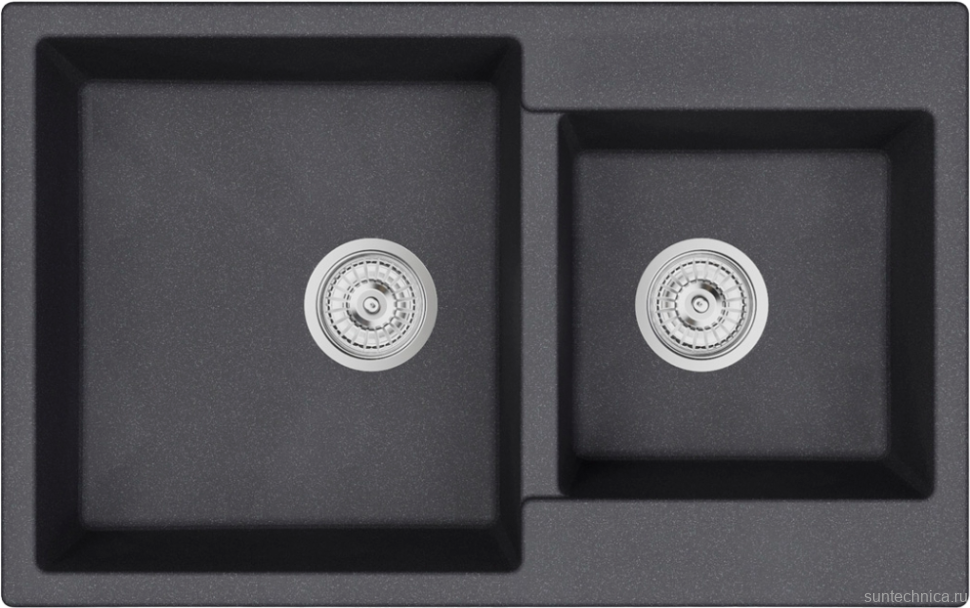 Мойка кухонная Emar Quartz EMQ-2800.Q Морион