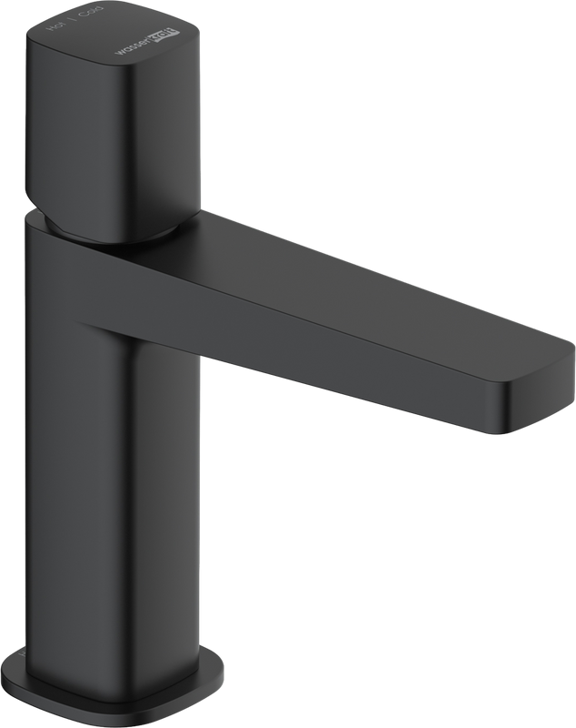 Смеситель для раковины Wasserkraft Nuthe 9103 черный soft-touch