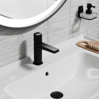 Смеситель для раковины Wasserkraft Nuthe 9103 черный soft-touch Смеситель для раковины Wasserkraft Nuthe 9103 черный soft-touch