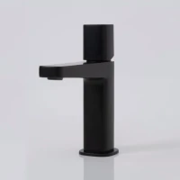 Смеситель для раковины Wasserkraft Nuthe 9103 черный soft-touch Смеситель для раковины Wasserkraft Nuthe 9103 черный soft-touch