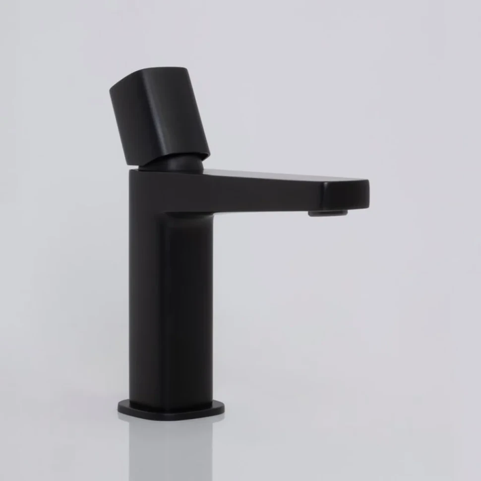 Смеситель для раковины Wasserkraft Nuthe 9103 черный soft-touch