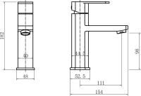Смеситель для раковины Fashun A51120-21 бронза
