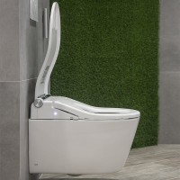 Комплект Унитаз подвесной Toto RP CW542ERY безободковый + Крышка RW TCF801CG с дистанционным управлением + Инсталляция TECE Profil + Крепления TECEprofil 9380014