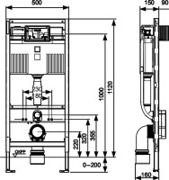 Комплект Унитаз подвесной Toto RP CW542ERY безободковый + Крышка RW TCF801CG с дистанционным управлением + Инсталляция TECE Profil + Крепления TECEprofil 9380014