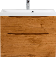 Тумба с раковиной BelBagno Marino H60 rovere nature, 80 см