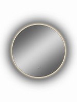 Зеркало круглое CONTINENT Led Ajour 100 см, сенсорное, с теплой подсветкой