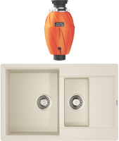 Комплект Мойка Omoikiri Daisen 78-2T-EV эверест + Измельчитель Nagare 750 Комплект Мойка Omoikiri Daisen 78-2T-EV эверест + Измельчитель Nagare 750