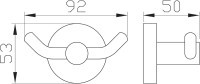 Крючок Wonzon & Woghand WW-8125 хром