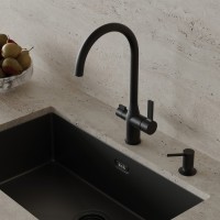 Дозатор для кухонной мойки IDDIS Kitchen Line SDIBL00i59 матовый черный