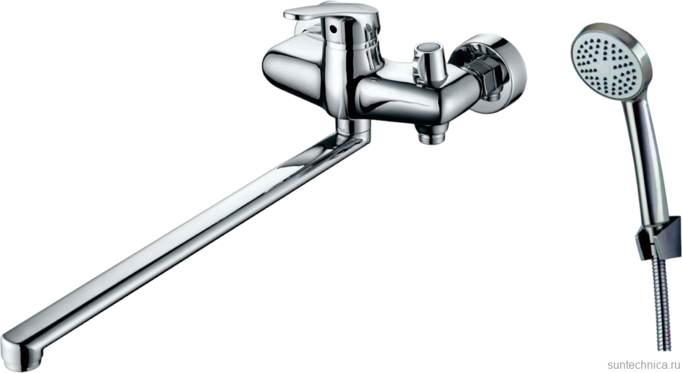 Смеситель с длинным изливом для ванны D-lin 309 D149309 хром
