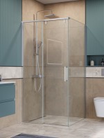 Душевой уголок BelBagno Soft Close-1 A-1-100-C-Cr профиль хром Душевой уголок BelBagno Soft Close-1 A-1-100-C-Cr профиль хром