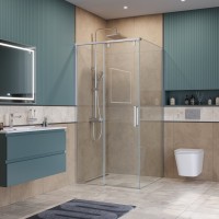 Душевой уголок BelBagno Soft Close-1 A-1-100-C-Cr профиль хром Душевой уголок BelBagno Soft Close-1 A-1-100-C-Cr профиль хром