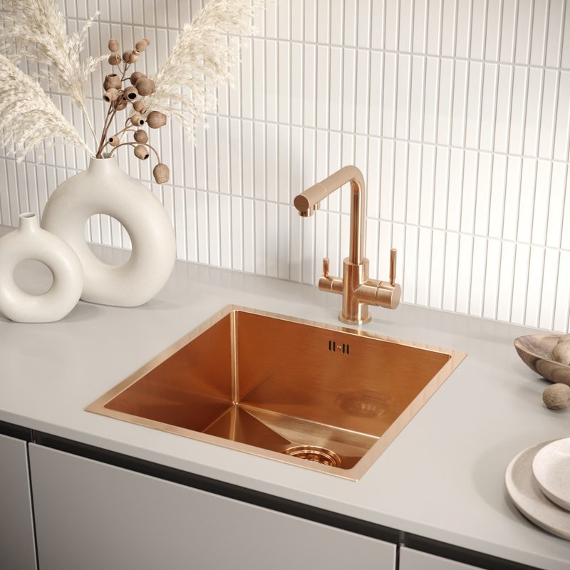 Смеситель для кухни Domaci Равенна DCB 3003N медь