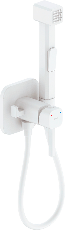 Гигиенический душ IDDIS Axes 004WTS0i08 со смесителем, С ВНУТРЕННЕЙ ЧАСТЬЮ