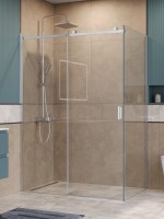 Душевой уголок BelBagno Soft Close-2 AH-1-140/80-C-Cr профиль хром