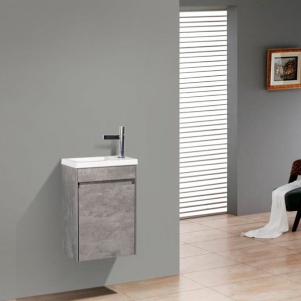 Тумба под раковину BelBagno Pietra Mini 46 L stucco cemento
