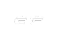 Мыльница Wonzon & Woghand WW-8922-DG темное золото