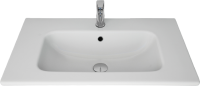 Тумба с раковиной Aquanet Бостон М 80 ручки хром