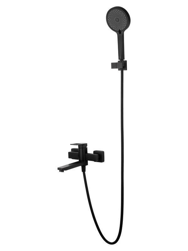 Смеситель для ванны с душем Wonzon & Woghand Frame WW-88639010-MB матовый черный