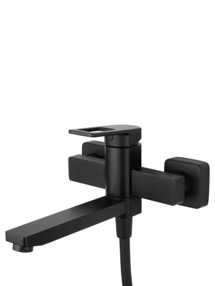 Смеситель для ванны с душем Wonzon & Woghand Frame WW-88639010-MB матовый черный