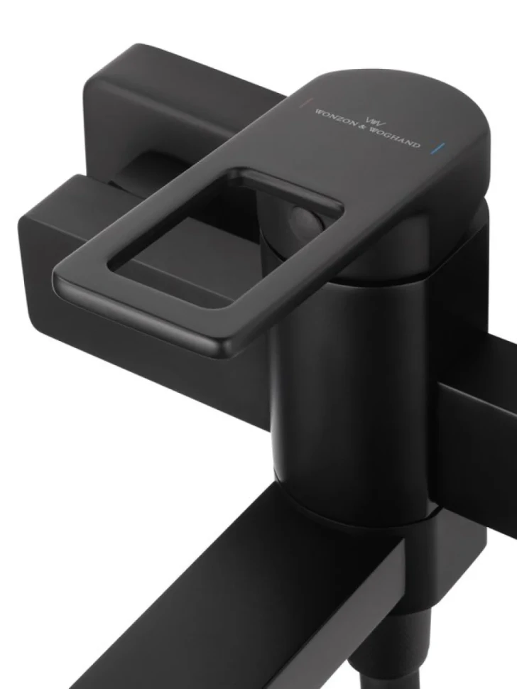 Смеситель для ванны с душем Wonzon & Woghand Frame WW-88639010-MB матовый черный