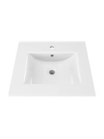 Тумба с раковиной Teymi Vitra 50 дуб, белая