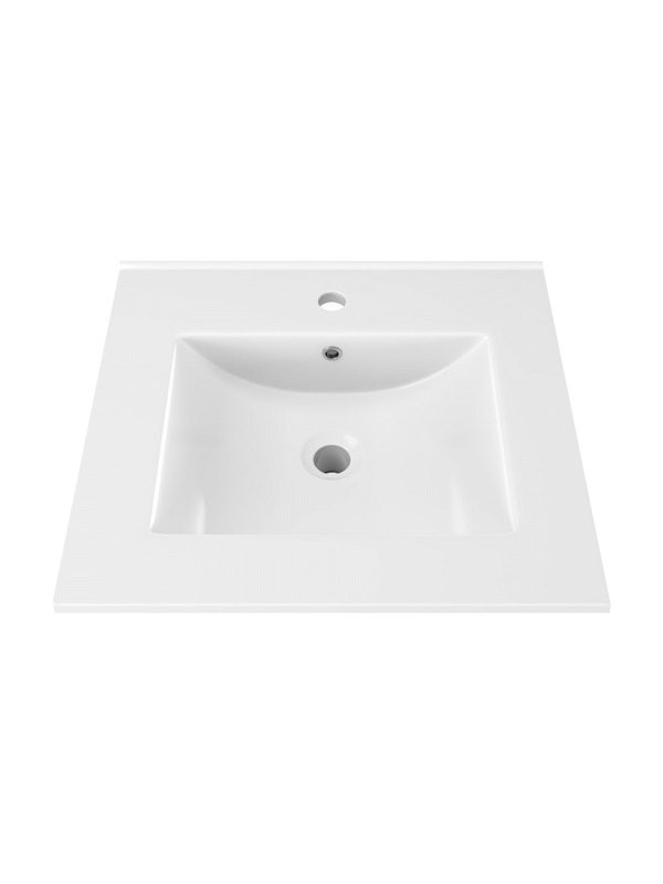 Тумба с раковиной Teymi Vitra 50 дуб, белая